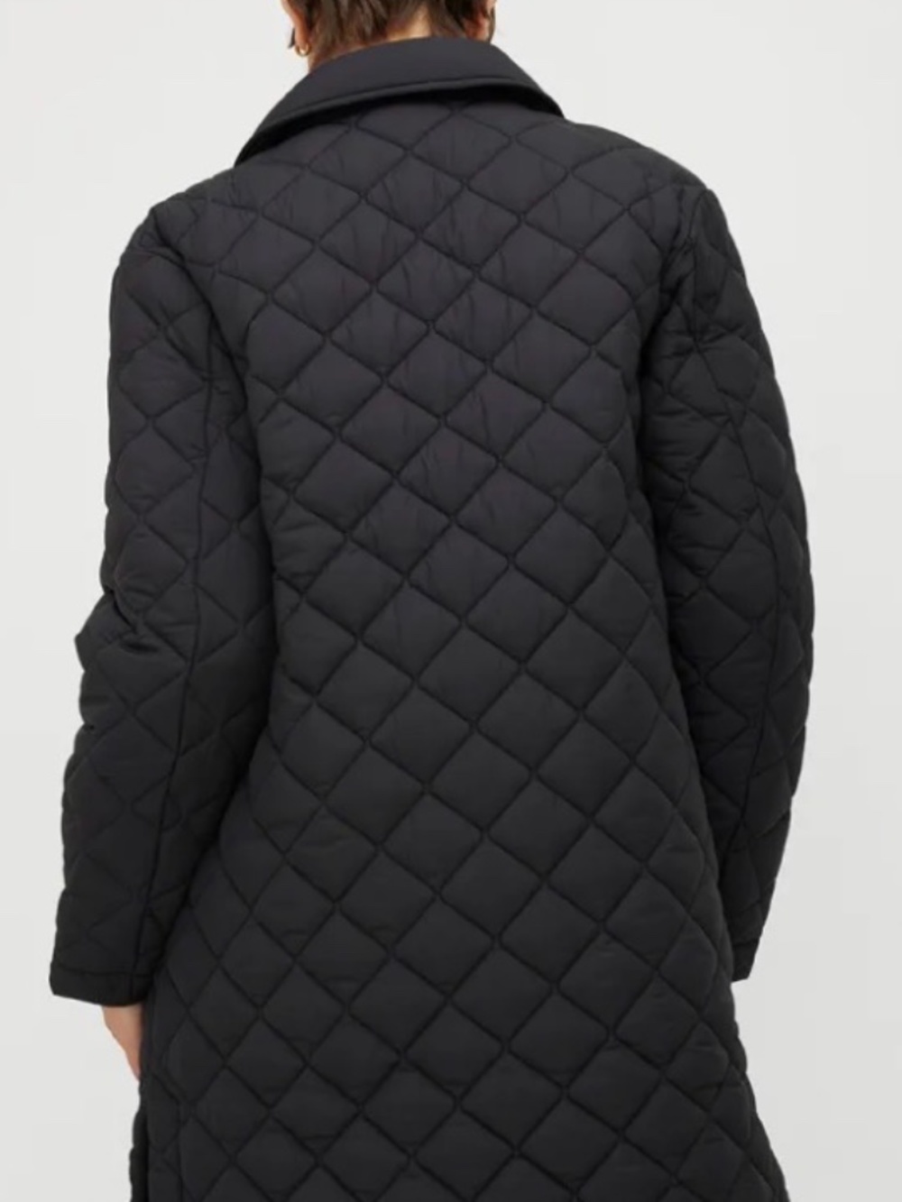 💐NWT💐 Kit and Ace Oslo Recycled Black Quilted Coat - size XL - Picture 3 of 16